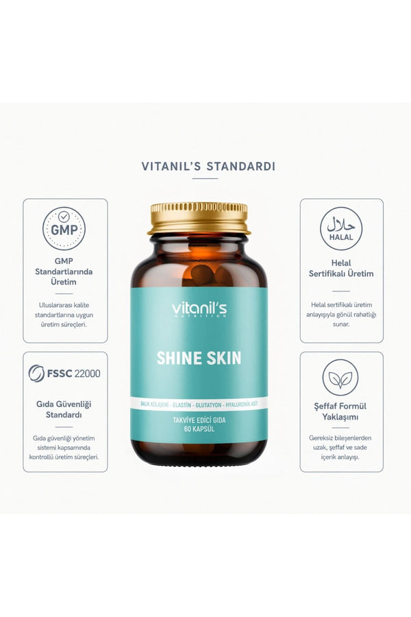Vitanil's Shine Skin 60 Kapsül