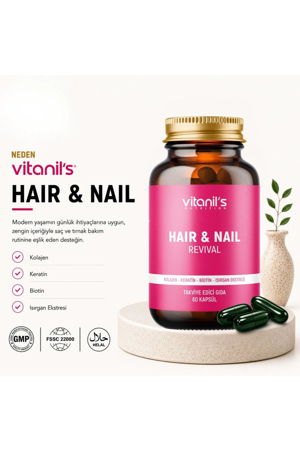 Vitanil's Revival Hair & Nail 60 Kapsül