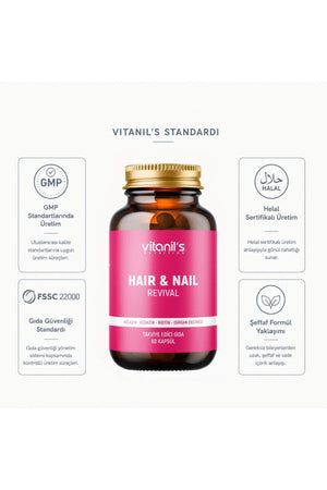 Vitanil's Revival Hair & Nail 60 Kapsül