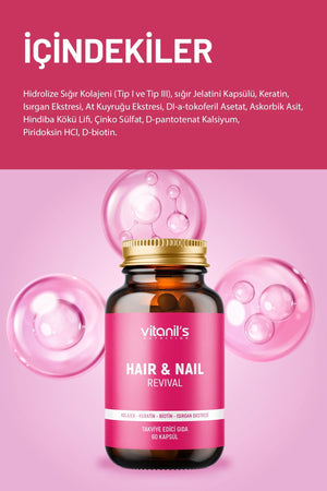 Vitanil's Revival Hair & Nail 60 Kapsül