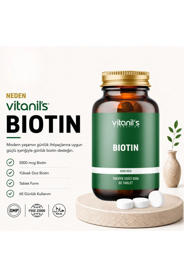 Vitanil's Biotin 60 Tablet