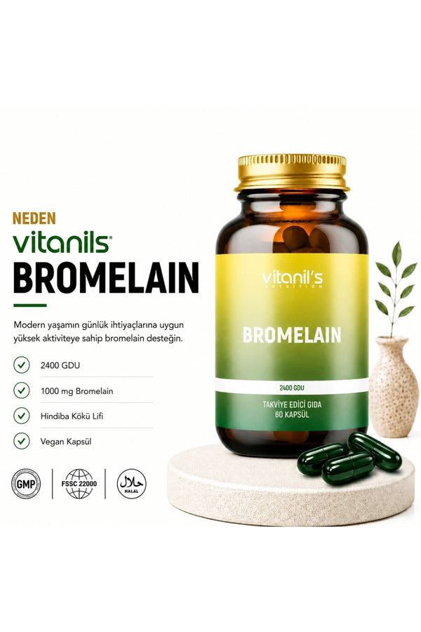 Vitanil's Bromelain 60 Kapsül