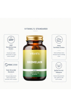 Vitanil's Bromelain 60 Kapsül