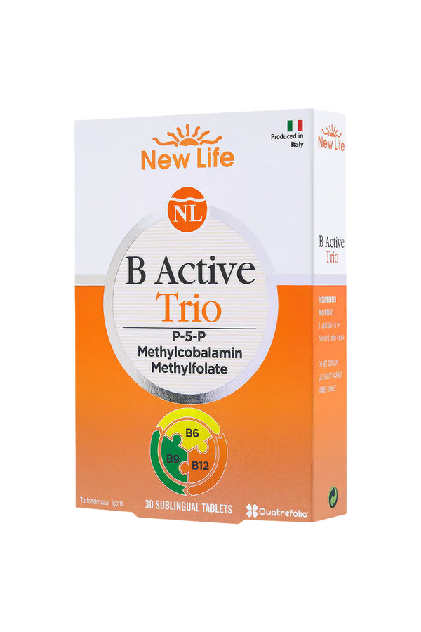 New Life B Active Trio 30 Dilaltı Tablet
