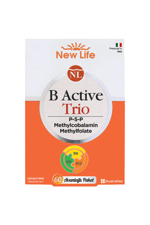New Life B Active Trio 60 Dilaltı Tablet
