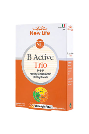 New Life B Active Trio 60 Dilaltı Tablet