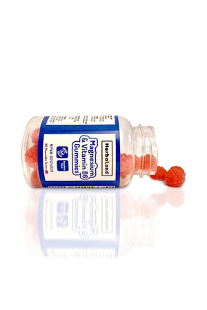 Herbaland Magnesium & Vitamin B6 Gummy 60 Çiğnenebilir Form