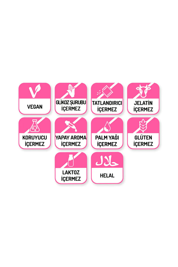 Herbaland Magnesium & Vitamin B6 Gummy 60 Çiğnenebilir Form