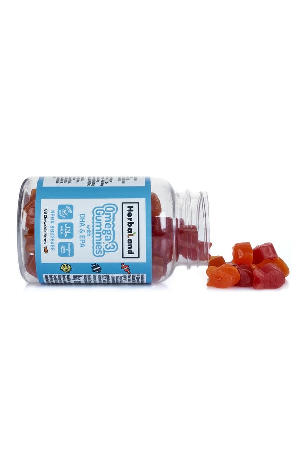 Herbaland Omega 3 Gummy With DHA & EPA 60 Çiğnenebilir Form