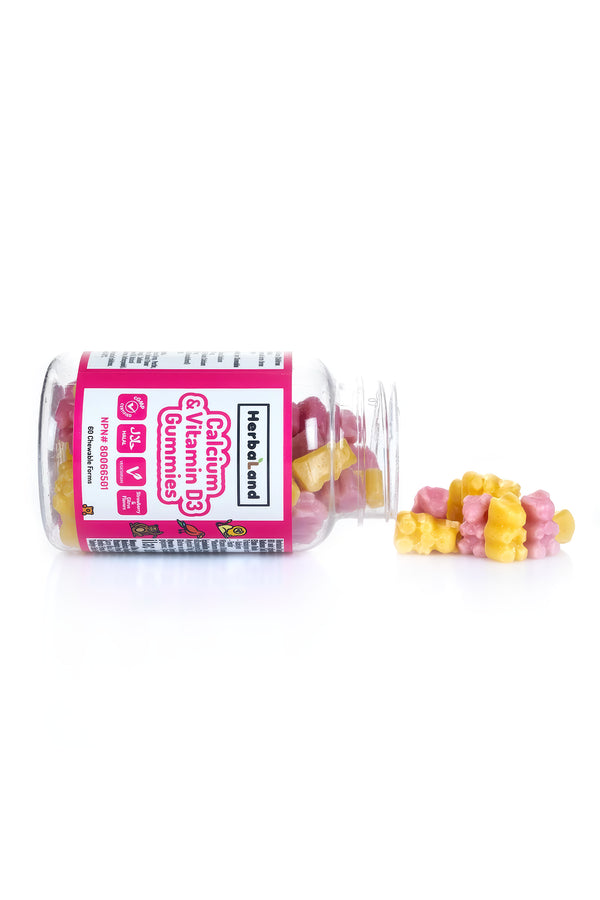 Herbaland Calcium & Vitamin D3 Gummy 60 Çiğnenebilir Form