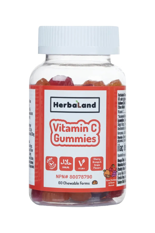 Herbaland Vitamin C Gummy 60 Çiğnenebilir Form