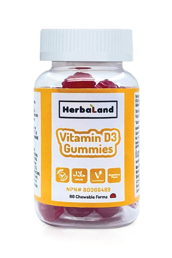 Herbaland Vitamin D3 Gummy 60 Çiğnenebilir Form