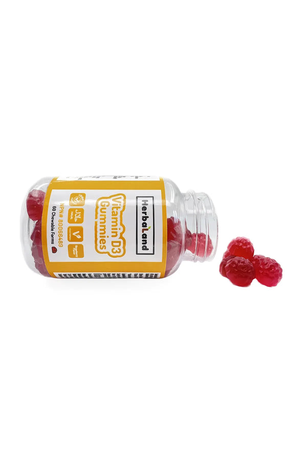 Herbaland Vitamin D3 Gummy 60 Çiğnenebilir Form